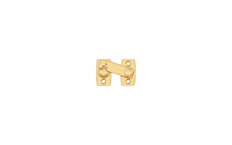 Brass Latch/Catch/Bolt, PVD Bright Brass