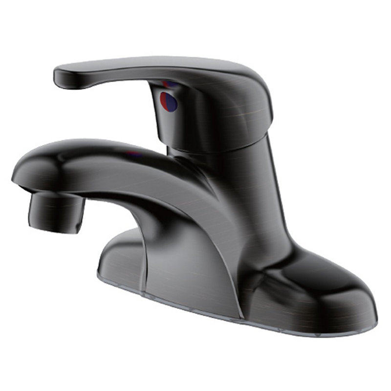 Nita Vantage Single-Handle Low-Arc Lavatory Bathroom Centerset Sink Faucet with Drain Assembly - Oil Rubbed Bronze