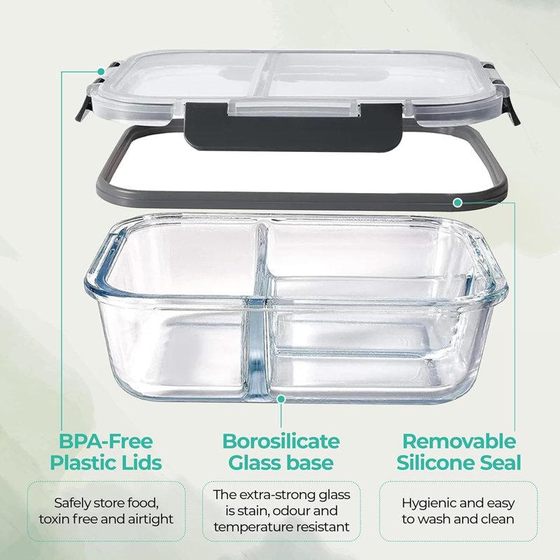 Lomond 32.4ml Glass Food Storage Container