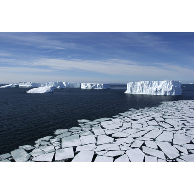 Geometric Ice - Wrapped Canvas Print