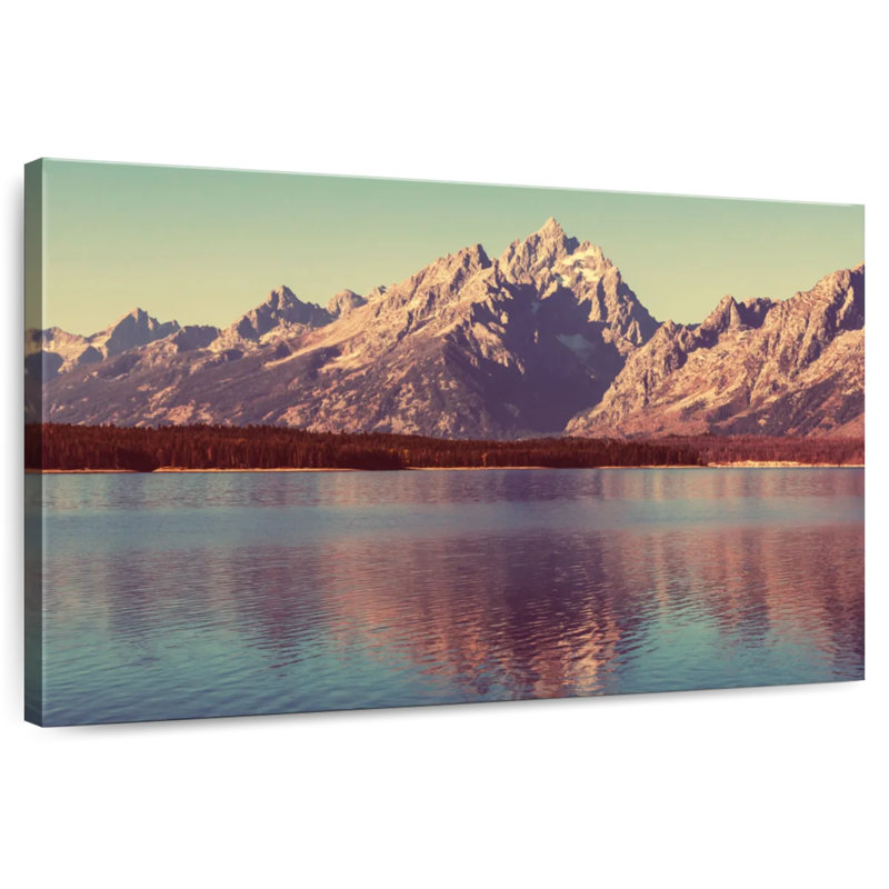 Alvord Grand Teton Reflections, H 34 po x l 51 po