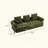 Traylor Oversized Modern Upholstered 3-Seater Sofa With Plush Pillows-118320273