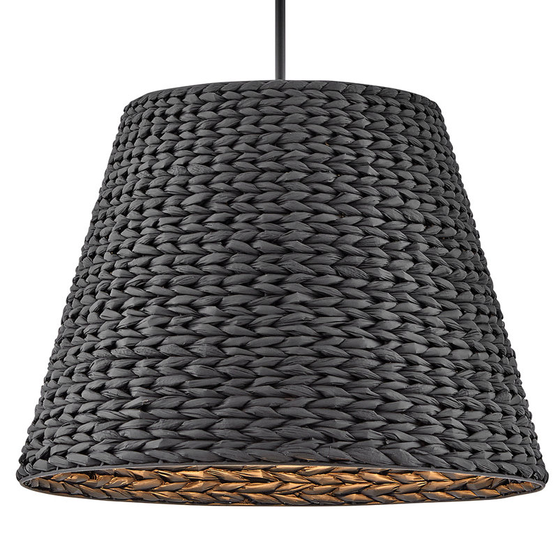 SEABROOK Chandelier, Black
