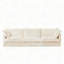 Canapé à housse avec housse, canapé 3 places moderne avec accoudoirs polyvalents, canapé à assise profonde avec plusieurs coussins moelleux, canapé confortable pour le salon, appartement
