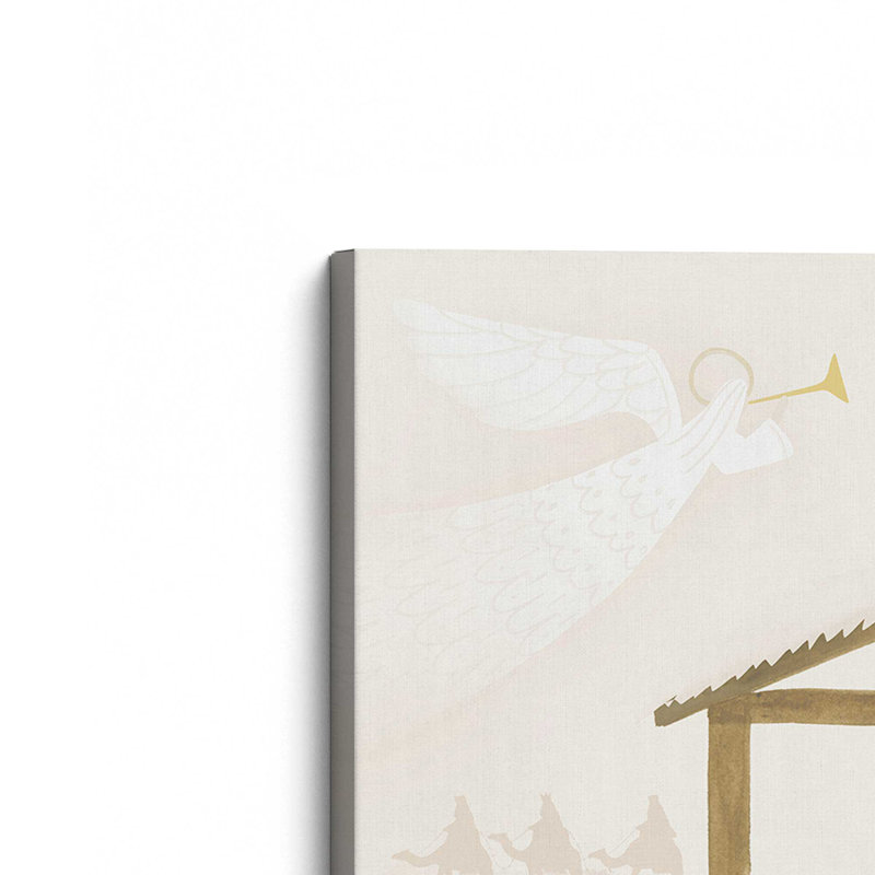 Holy Night Nativity Scene Print, 8" H x 12" W x 1.25" D, Wrapped Canvas