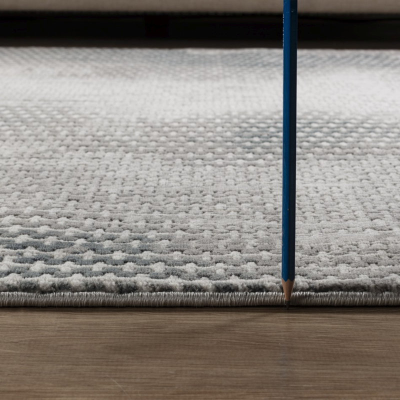 Gray 5 ft. 3 in. x 7 ft. 3 in. Area Rug, Rectangle 5'3" x 7'3"