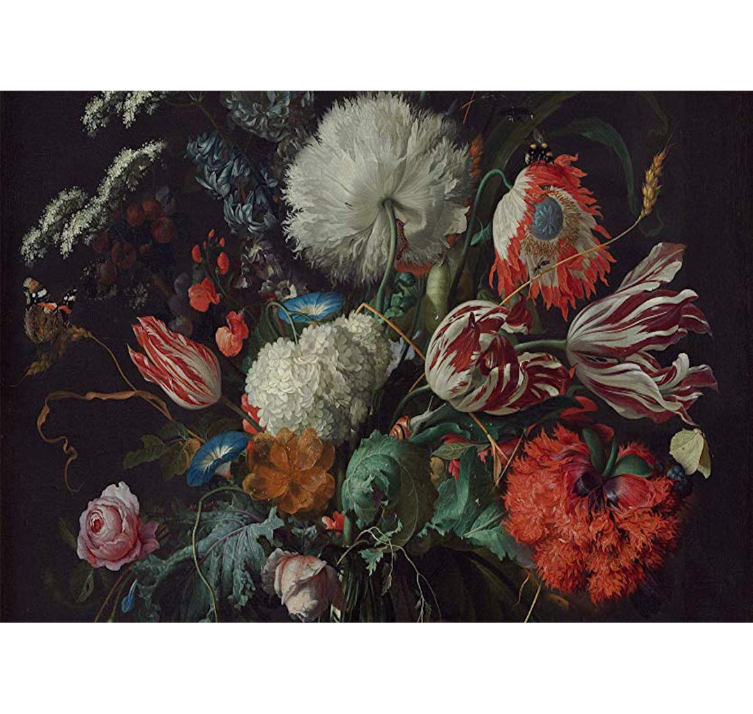 Xzavious Floral Roll Red Barrel Studio® 