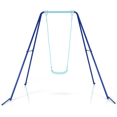Varnell Freeport Park Metal Swing Set with 1 Swing(s)