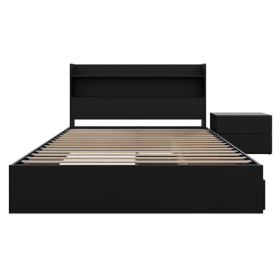 Keeso 3-Piece Reversible Storage Bedroom Set by Ebern Designs