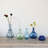 Round Pressed Tapered Glass Vase