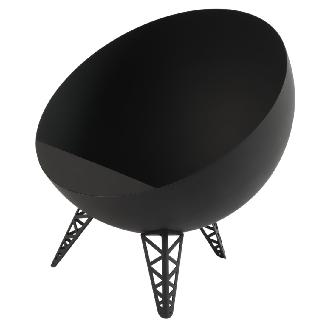 VIS 58Cm H x 58Cm W Stainless Steel Outdoor Fire Pit
