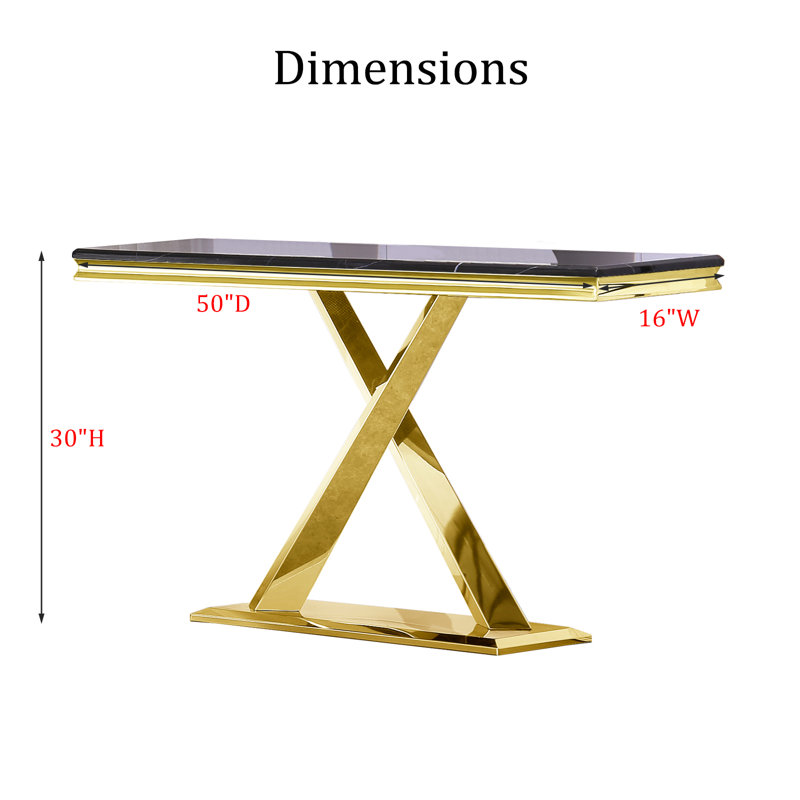 50'' Console Table