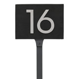 Floating 1-Line Lawn Address Sign