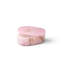 Boîte de présentation ovale rose albâtre-1630914702