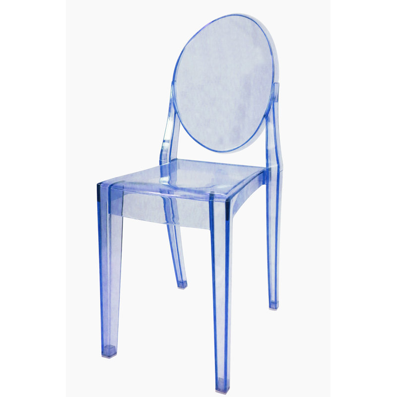 Fauteuils empilables en acrylique Modway Casper, Bleu, 2