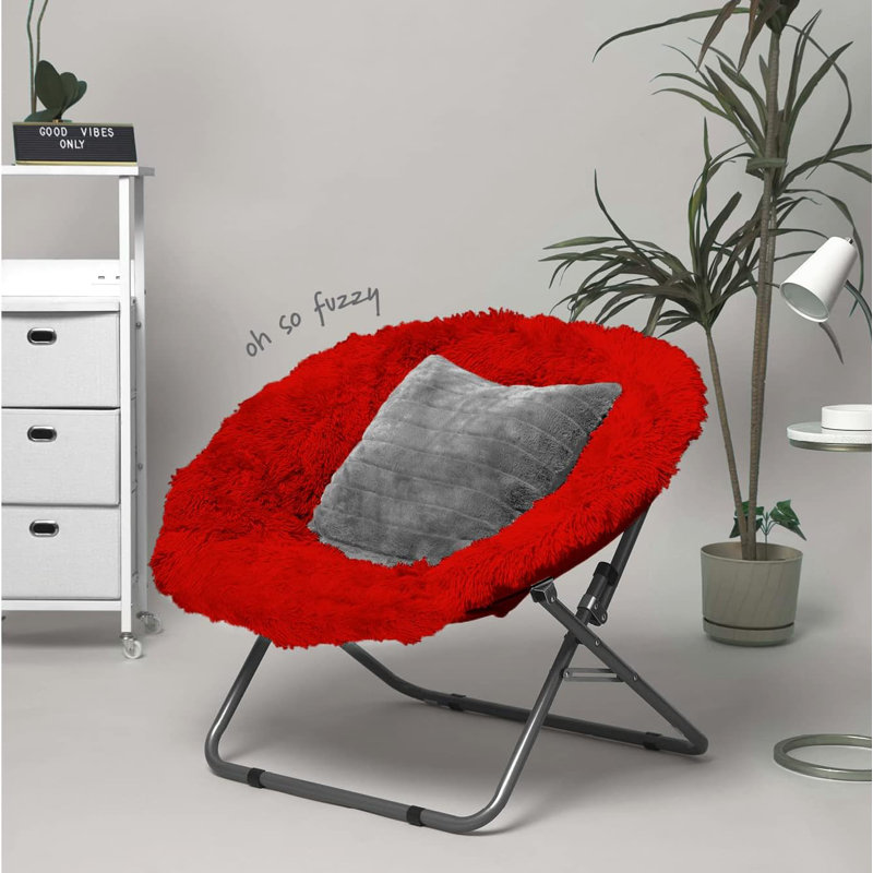Chaise Papasan l 30 po Larson, Rouge
