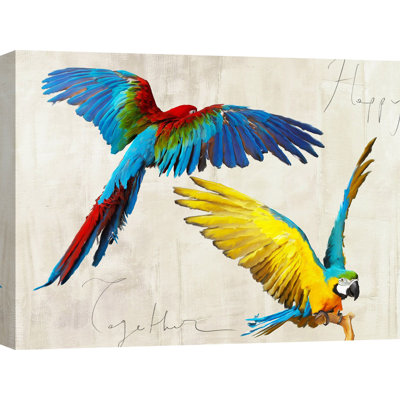 Happy Together by Teo Rizzardi - Wrapped Canvas Painting