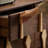 Walnut Wood Cabinet with Six Drawers and Wide Top