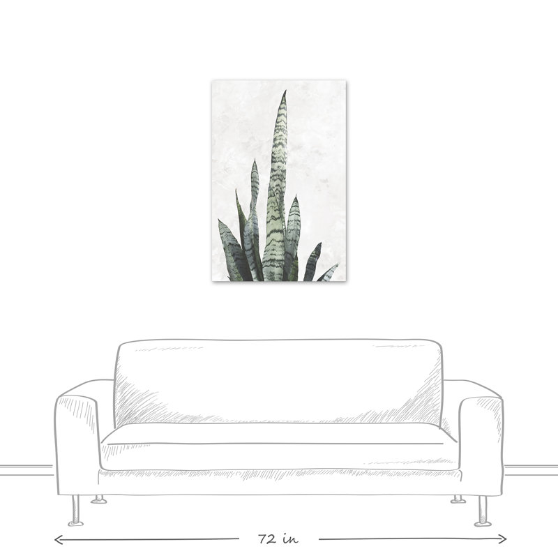« serpent plante sud-ouest », reproduction d’impression sur toile tendue