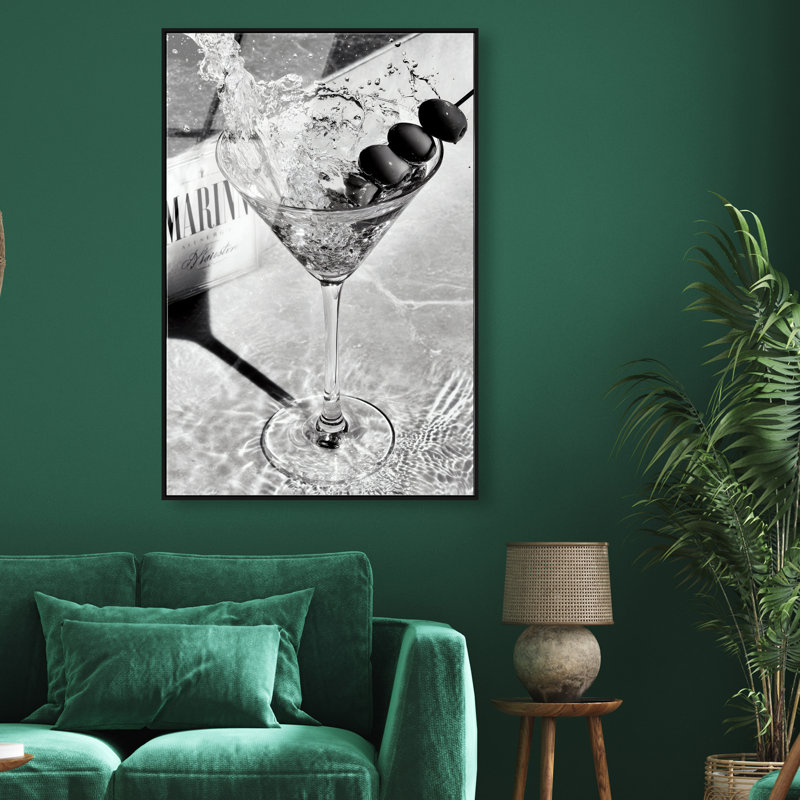 Chill Time II Print by Oliver Gal, 16"H x 11"W, Black Floater Frame