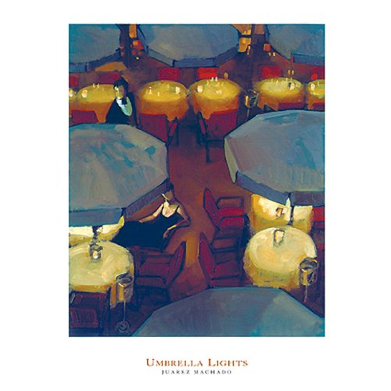 "Parapluies Lights" par Juarez Machado-sans cadre, reproduction d’art sur papier