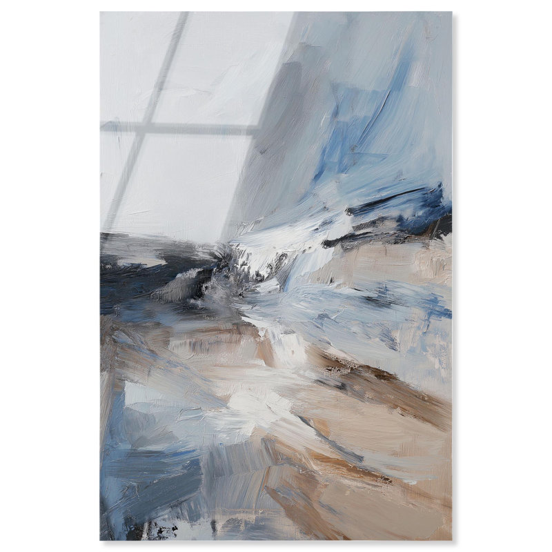 Décoration murale moderne «Soulful Mist III» par Art Remedy, H 30 po x l 20 po