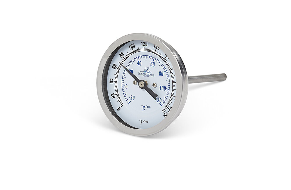 Dial Thermometer 1/2 NPT (3 Face x 6 Probe)