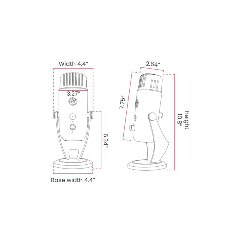 Colonna Microphone, Gold