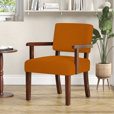 Naethan Upholstered Arm Accent Chair for Living Room, Accent Armchair