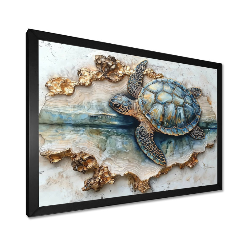 Chua - Animals Wall Art, Single Picture Framed Print, Black, 12" H x 20" W