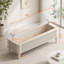 Banc ottoman de rangement multifonctionnel de 50,8 po-758245749