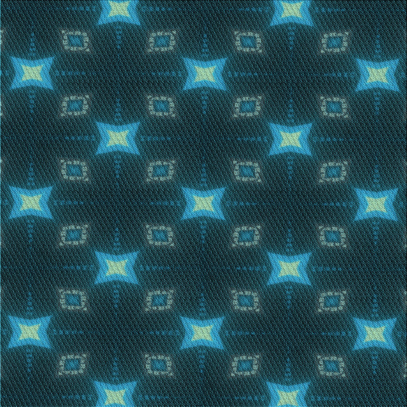 Geometric Indoor Rug, Square 5'
