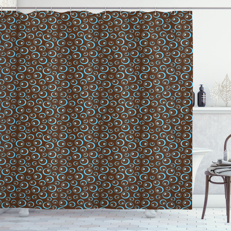 Shower Curtain with Hooks Included, 70"H x 69"W