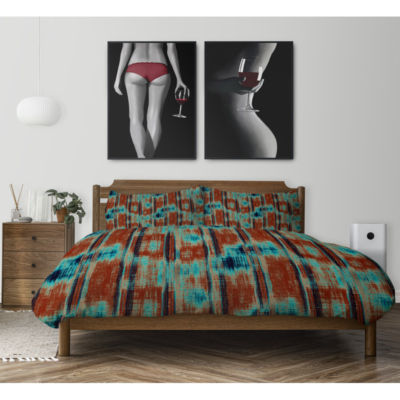 Channel Abstract Comforter, Twin Comforter + 1 Standard Pillowcase