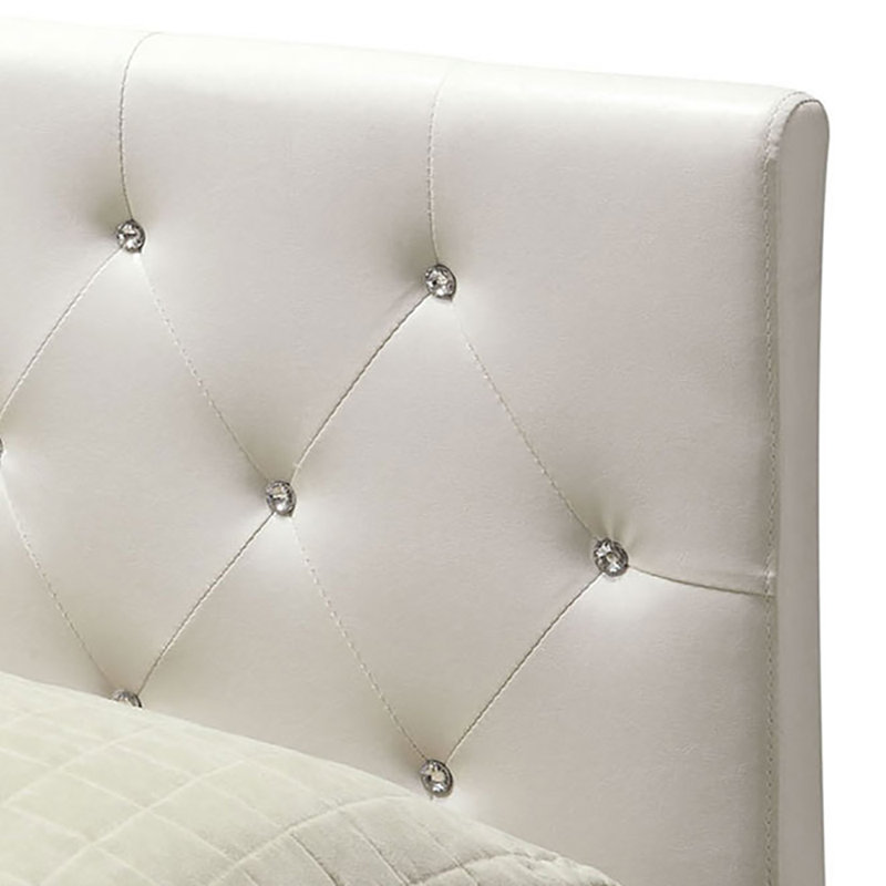 Lit simple, blanc, Simple, Blanc