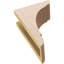 Corbeau en bois de cèdre brut olympique classique l 4 po x P 8 po x H 12 po-88289604