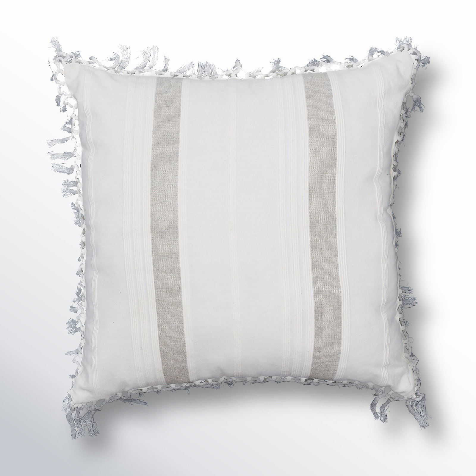 Nathan 20" x 20" Throw Pillow, Dune