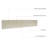 Cultured Marble Universal Side Splash 21.5 Inch-858114955