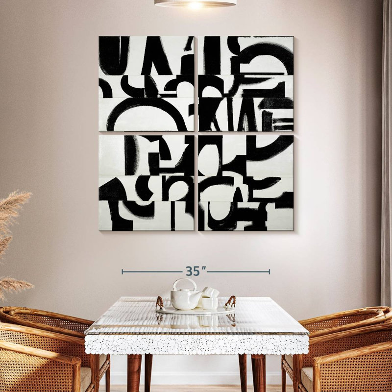 Prosperous Elements I, 45" H x 45" W