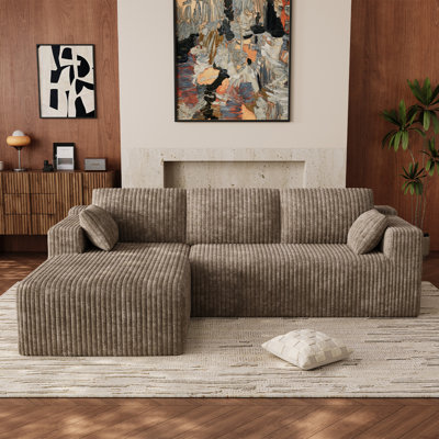 Canapé modulaire 102 po Corduroy