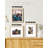 8X10 Picture Frames Made Of Solid Wood With Plexiglass, Display Pictures 4X6/5X7 With Mat Or 8X10 Without Mat Set Of 4 For Tabletop And Wall Mounting, Oak Wood