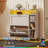 Narrow Shoe Cabinet with LED Lights