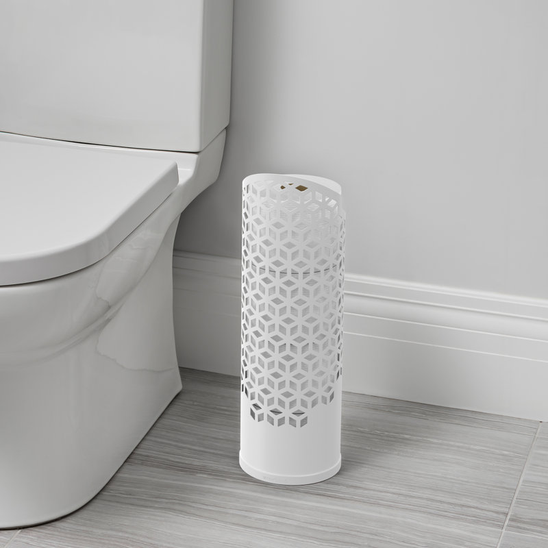 Réserve de papier hygiénique ROLLO Hexacube, Blanc mat