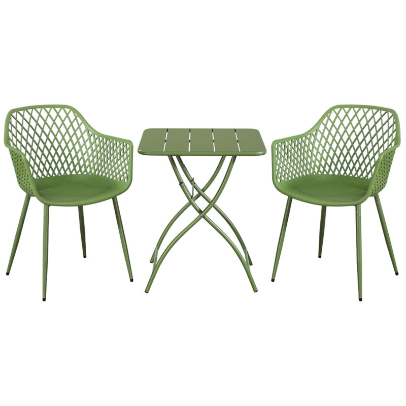 Rimini Patio Dining Set with, Green