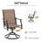 Outdoor PVC-coated polyester Swivel Dining Armchair-1322698160