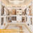 55”-79”Closet System Organizer With Drawers, Pants Rack,Cube Storage And Hanging Area-558382137