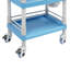 Chariot de rangement de salon de beauté 3 niveaux avec tiroir et roulettes-109742822