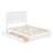 Ashante Solid Wood Platform Bed with Panel Footboard and Trundle Bed-1588594170-1567420071