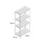 80 cm W Adjustable Height Storage Rack-100556150