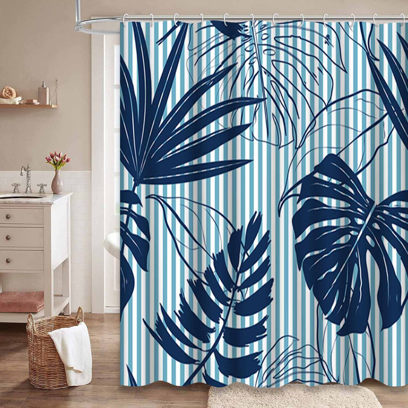 Rideau de douche Blue Summer, L 72 po x l 78 po